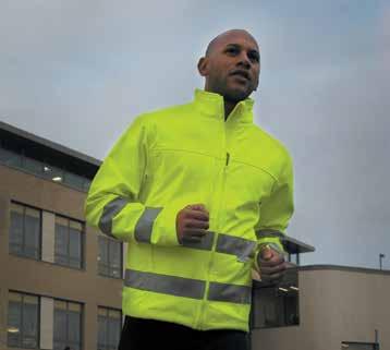 L/XL 20 R217X CORE EN471 HIGH VIZ WINTER BLOUSON BLUSÃO DE INVERNO DE ALTA VISIBILIDADE EN471 Exterior poliéster oxford 300D com revestimento PU. Isolamento: acolchoamento Polar-Therm 4 oz.