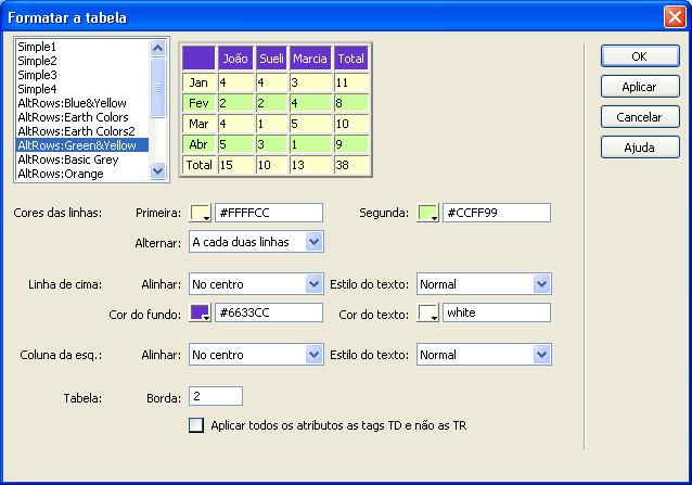 Como utilizar um esquema de desenho para formatar uma tabela Utilize o comando Formatar a tabela para aplicar rapidamente um estilo predefinido a uma tabela.