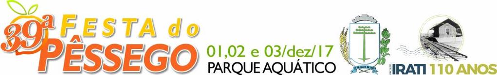 1/6 CONCURSO DE RAINHA E PRINCESAS A 39ª Festa do Pêssego em Irati acontecerá nos dias 01, 02 e 03 de dezembro de 2017.