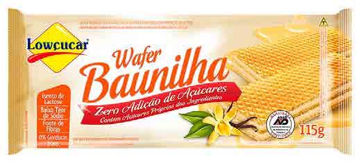 Cód. 813 LOWÇUCAR WAFER BAUNILHA