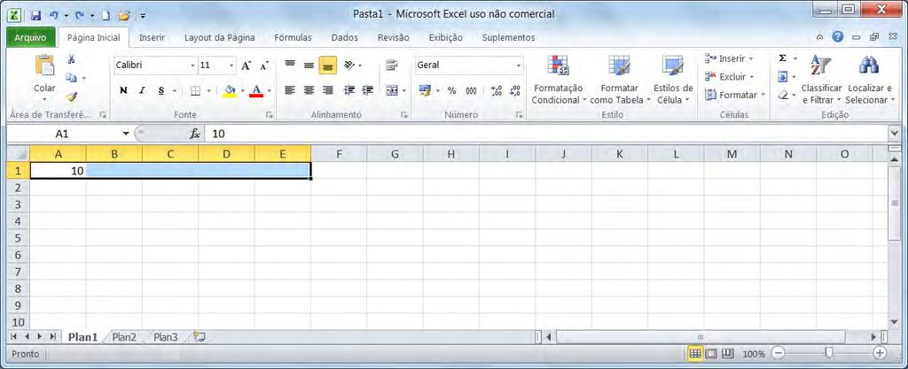 41 5 Construir planilhas 5.1 Copiar dados por preenchimento Reproduzir um mesmo dado em células adjacentes é uma tarefa fácil no Excel quando se utiliza os comandos Preencher e AutoPreencher.
