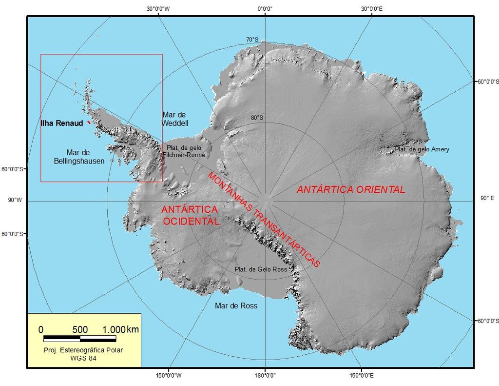 caracteriza como o mais frio, desértico e ventoso continente e exerce papel fundamental na circulação atmosférica e oceânica de toda Terra (KING e TURNER, 1997).