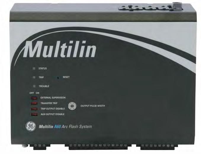 Chaves slide e rotativa simples fornecem todas as configurações necessárias para o Multilin A60, eliminando a necessidade de um software de configuração separado, simplificando e reduzindo o tempo