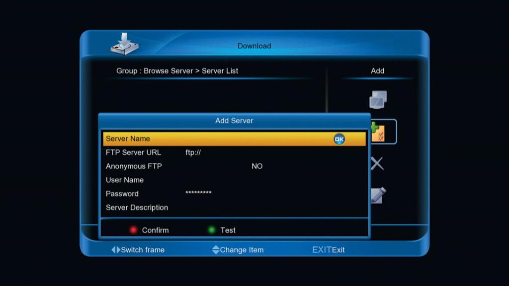 Do lado do receptor, uma entrada dedicada no menu permite alternar entre o receptor 1 e o 2 e fazer toda a etapa de programação necessária.