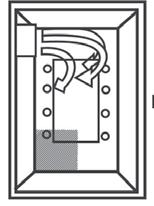 d) Instale os suportes de fixação (figura 10) no teto através do