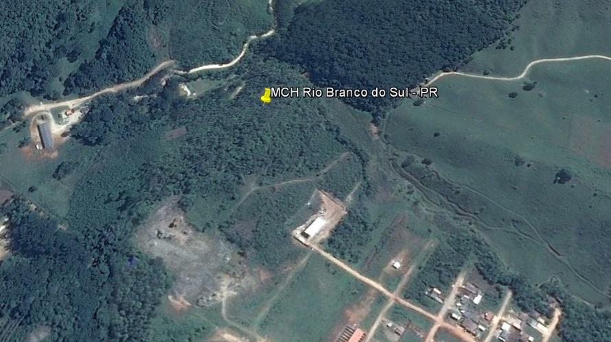 oito graus cinquenta minutos sudeste (68º 50 SE). Figura 1 Localização no mapa do Paraná Fonte: Autoria própria (2015).