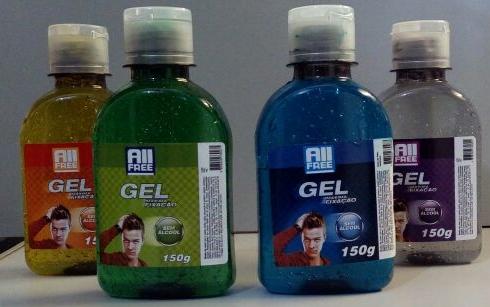 Gel Fixador 150ml Estoque Ref: 0018 - Amarelo Ref:0017 - Azul Ref: