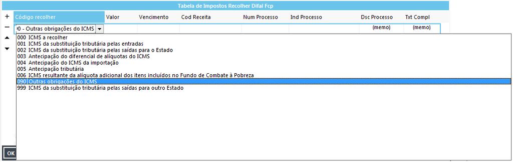 Arquivo XML Após o fechamento dos impostos, o usuário poderá gerar o