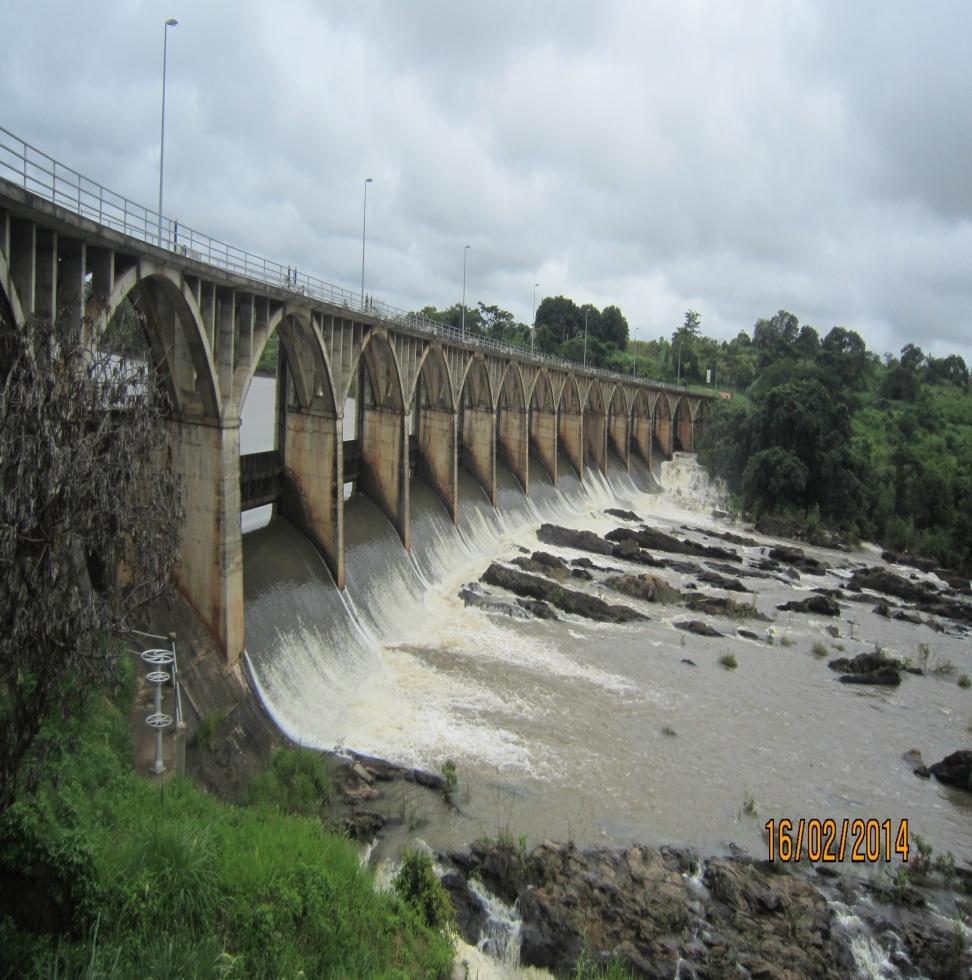 vista de jusante AÇUDE