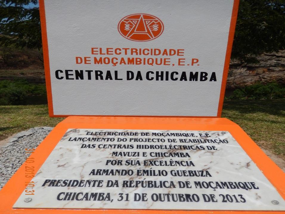 GANHOS ESPERADOS: Actualização técnológica incremento da capacidade disponivel, sendo 43.2 MW (38 MW max. actual) da Central da Chicamba e 47.