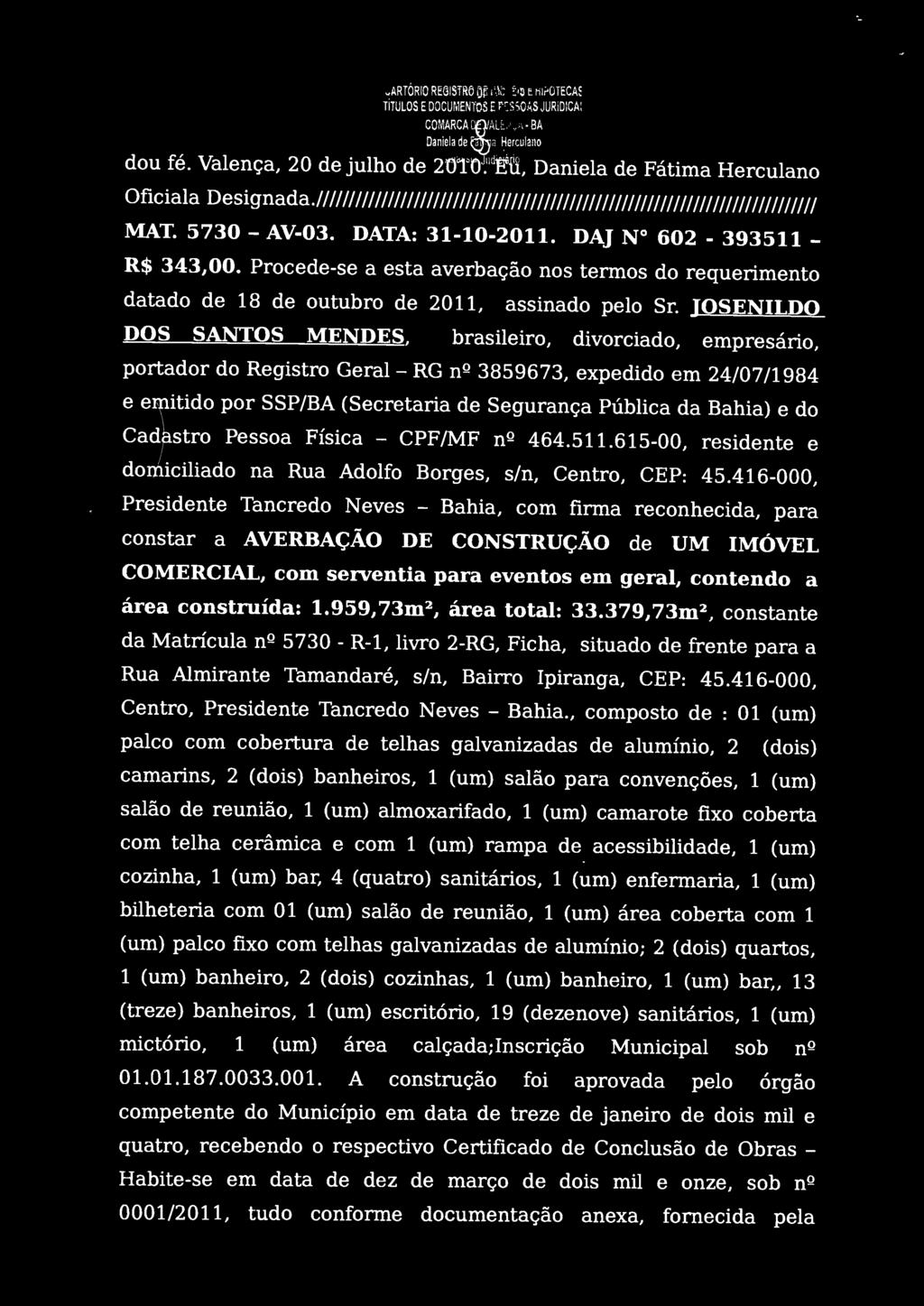 / I I I I I I I I I I I I I I I I I I I I I I I I I I I I I I I I I I I I I I I li I I I I I I li I I I I I I I I I I I I I I I I I I I I I I I I I I I MAT. 5730- AV-03. DATA: 31-10-2011.