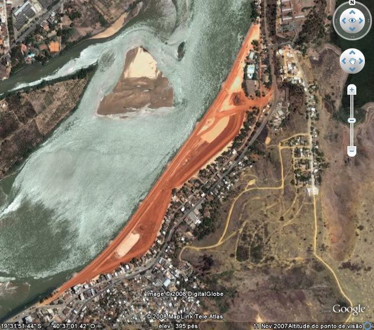 Figura 01: Imagem de satélite 2008, cidade de Colatina.