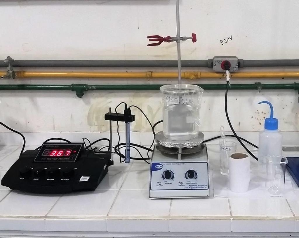 DESCARTE SEGURO Neutralização de compostos que possuem ph fora da faixa permitida Total de resíduos neutralizados separadamente: 4,7 L,