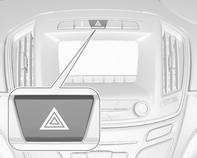 146 Iluminação Luzes de emergência Premir para accionar. No caso de um acidente com disparo do airbag os sinais de aviso de perigo são activados automaticamente.