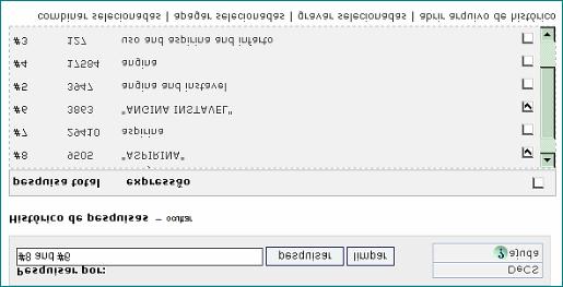 Histórico de pesquisas O Histórico de pesquisas é um recurso exclusivo da interface meta-iah (pesquisa simultânea) que permite combinar as pesquisas realizadas e guardar expressões de pesquisas.