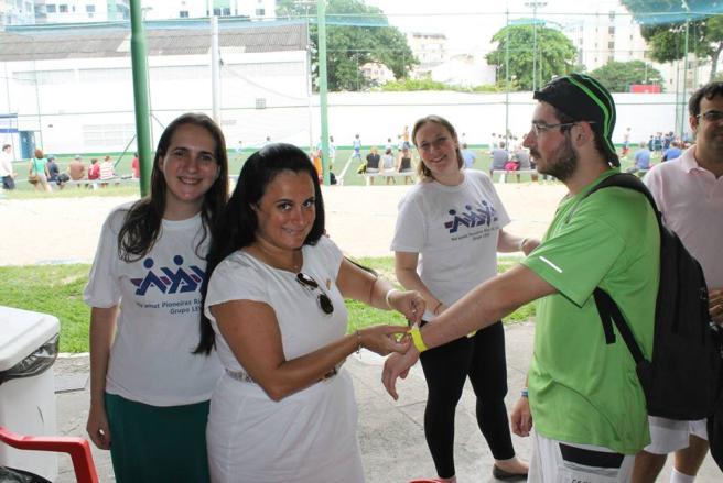 Suzana Teitel, a madrinha do grupo Sra. Flora Sztajnman e a Chaverá Clarice Lachter do Grupo Meorot também prestigiaram o evento.