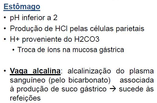 Tamponamento celular K + principal íon intracelular Valência igual do H + Células podem retirar H + do sangue (reduzindo a acidose) trocando-o pelo K + (sai da célula) Acidose Hipercalemia Alcalose