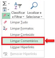 Figura 240 - Limpar Comentários.
