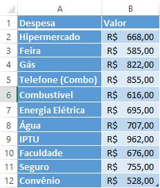 10. Sua fórmula deve estar assim: =E1-E2-E3; 11. Pressione ENTER; 12. Em seguida, devemos calcular o Saldo.