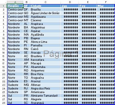 MODOS DE EXIBIÇÃO DE PASTA DE TRABALHO No Excel existem três modos de Exibição: o modo Normal, Visualização da Quebra de Página e Layout da Página. Para escolher um deles, faça o seguinte: 1.