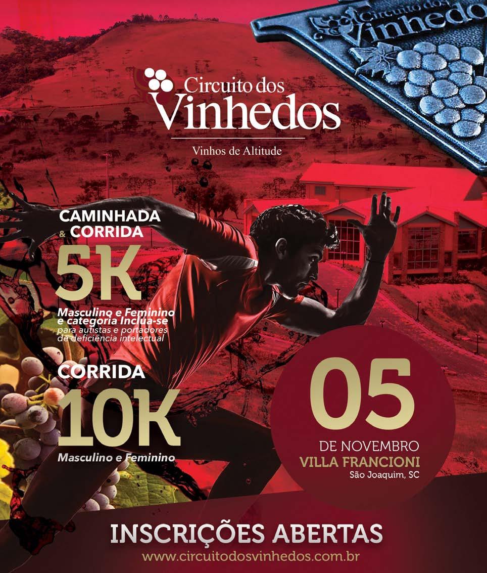 APRESENTAÇÃO Bem-vindo(a) ao Circuito dos Vinhedos Etapa Villa Francioni! Mais que uma prova, uma experiência inesquecível!