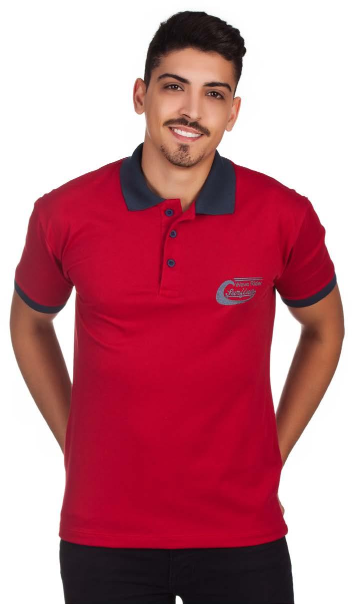 : 1953 Camisa polo de pique com elastano 01