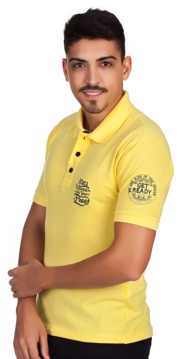 : 1954 Camisa polo de pique com