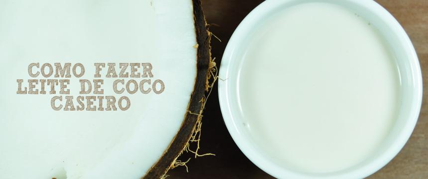 Leite de Coco Caseiro Receita e Passo a Passo Há algumas semanas nós fizemos uma receita da Oceania que exigia leite de coco caseiro e como é uma receita tradicional, nós quisemos fazer 100% da forma