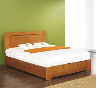 195x150cm Cadeira ÂNCORA HONEY PINE - COUPLE ROOM - Simple bed for a