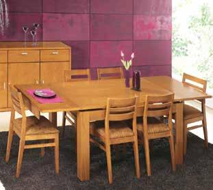 louceiro HONEY PINE - DINING ROOM - 2 tops extensible dinner table