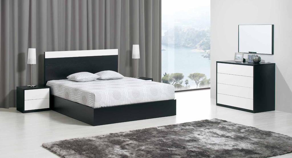 Cama casal elevatória para colchão 200x150cm Opção: cama simples WENGUÉ