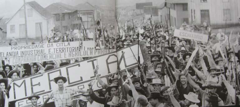Vitória dos colonos sobre as companhias de terras, outubro de 1957.