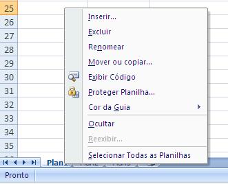 Então se você tem uma planilha de finanças, por exemplo, Jan e outra Fev, você pode selecionar uma célula na folha de Fev e puxar um valor de uma célula de Jan.