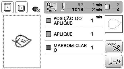 Aplições de orddo 2. Costurr posição d plição no teido de se Coloque um entretel estilizdor no ldo vesso do teido pr se d plição.