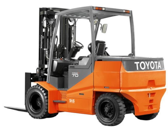 Empilhadores Destinado para as aplicações mais pesadas, os empilhadores de 4 rodas Toyota Para operações mais intensas, a gama Toyota Tonero