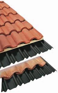 SUBTELHAS COBERTURAS E TERRAÇOS GU3PI GUDOIT GU230N As subtelhas são a solução ideal para a impermeabilização e ventilação de telhados com telhas tradicionais de