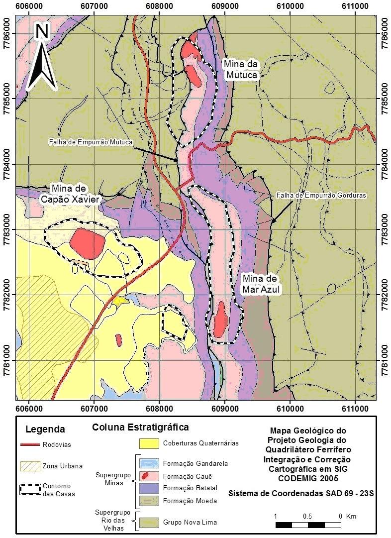 Anexo 1: Mapa geológico da região