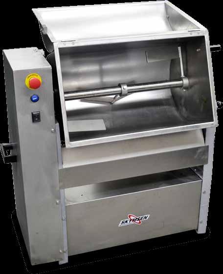 MISTURADORES DE MASSAS PARA SALSICHARIAS MISTURADOR DE CARNE, COM TAMPA, 50 kg Modelo.