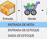 ENTRADA COM NOTA FISCAL Para darmos entrada nas