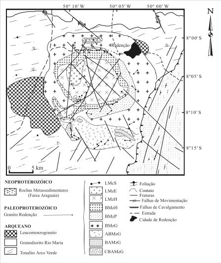 Geologia e petrografia do granito paleoproterozóico... Figura 2.
