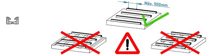 É essencial garantir o arejamento do deck, pelo que o espaço entre as réguas e o espaço entre as réguas e o chão não deverá nunca ser obstruído.