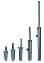 Sprays Série 1800 Alturas de elevação do pop-up em 5 cm, 7,6 cm, 10 cm, 15 cm e 30 cm; Espaçamento em projetos de 0,9 a 6,1 m; Pressão de operação: de 1,5 a 3,5 bars. (ideal 2 bars).