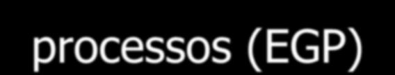 Projetos/Atividades: Manutenção da metodologia de gestão por processos (EGP) Configuração da Ferramenta Manutenção da base de processos Divulgação Implantação do Sistema de monitoramento de