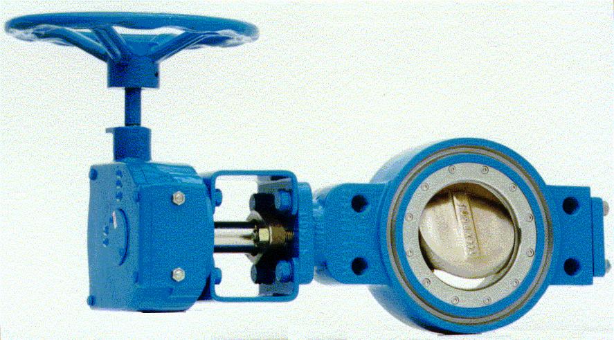 Borboleta Tri-excêntrica -Série RTC Controle e bloqueio (on-off) em uma