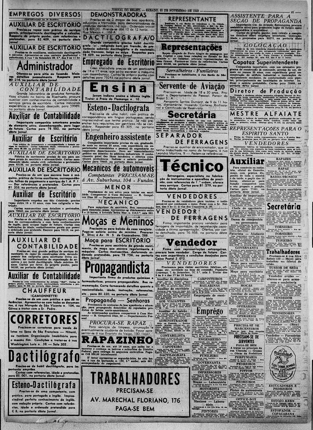 JRNL D BRSL - SÁBD 0 DÊ NEBR DE g EPREGS DERSS DENSRDRS SSSENE PR (ÒrWPÇ P Plk) Prs-s çs b prê! REPRESENNE DE du sruí PRPGND pr srrs d ULR DE ru BrU ws 7 Cld \SEÇ ESCRÓR prdus ss ó lj r l?