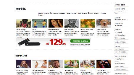 Entrega Comercial Multiplataforma Tripa Especial Dancing Brasil na Homepage do R7 Notícias e destaques do programa serão reunidos numa área exclusiva da home