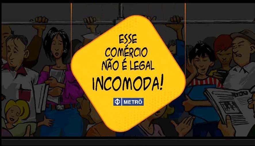 USUÁRIOS CAMPANHA SOBRE O COMÉRCIO IRREGULAR Na TV Minuto foi veiculado vídeo