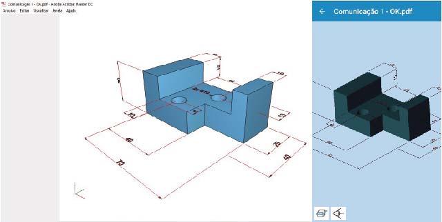 arquivos em momentos planejados pelos professores em sala de aula e em trabalhos acadêmicos para obtenção das vistas e perspectivas das peças divulgadas.