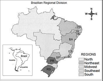 UNIVERSIDADE FEDERAL DE PERNAMBUCO Departamento de Oceanografia TROPICAL OCEANOGRAPHY Revista online Figure 1 Map of Brazil indicating the states where data were compiled in this study.