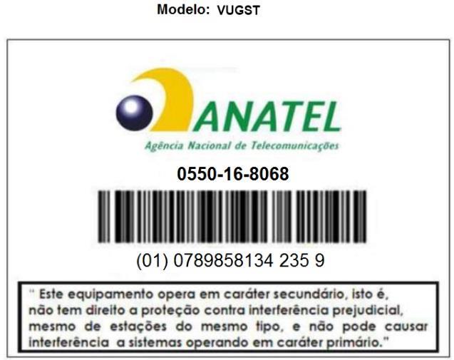 Brazil Este produto está homologado pela ANATEL, de acordo